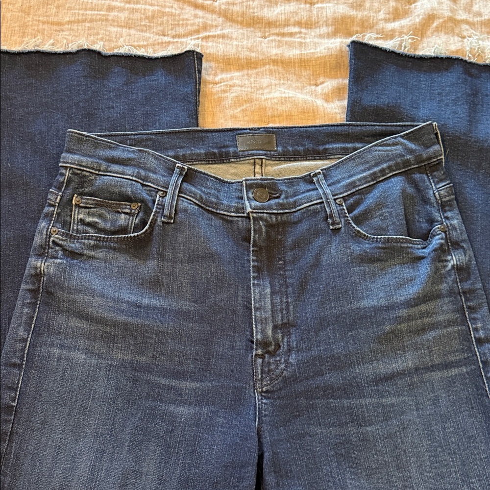 MOTHER Dark Blue Denim Jeans